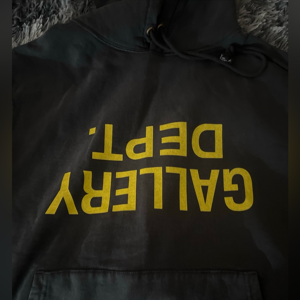 Black gallery dept fckd up hoodie